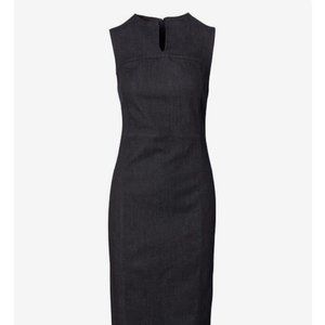Premium Denim Sheath Dress Banana Republic Size 2P